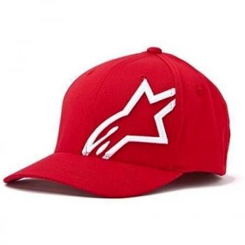 Alpinestars - Gorra de béisbol para hombre, tamaño L - XL, color rojo