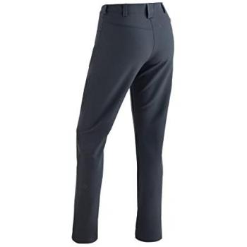 Maier Sports Charlotte Women's Outdoor Functional Pants - Gray, Size 44, Regular Fit with Fleece Lining