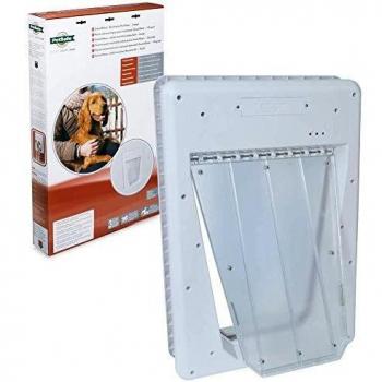 Puerta Electrónica para Mascotas PetSafe SmartDoor Grande con Detección por Chip, Acceso Exclusivo y Modos de Seguridad
