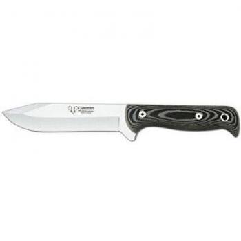 Cuchillo de caza de Albacete Cudeman 119-M con mango micarta bicolor hoja de 13 cm