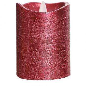 Velón Rojo Led 10 cm. Funciona con Pilas