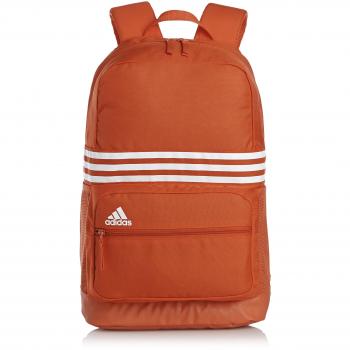 adidas ASBP M 3S - Mochila, color naranja con blanco, talla S
