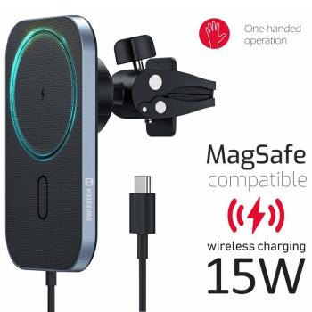 Soporte Coche Magnético para Ventilación Swissten 15W - Compatible con MagSafe