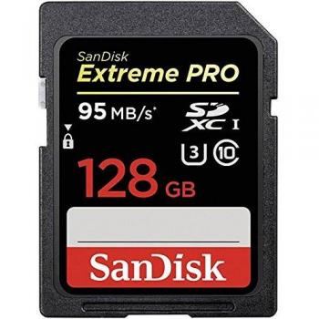 SanDisk Extreme PRO 128 GB SDXC UHS-I Memory Card - Standard Packaging