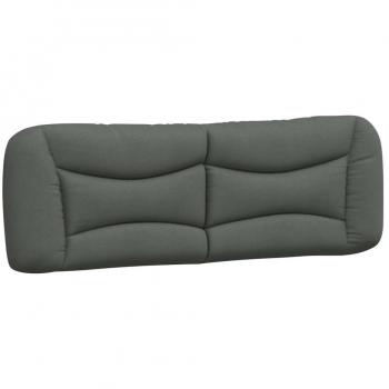 vidaXL Dark Grey Fabric Headboard Cushion 153 cm