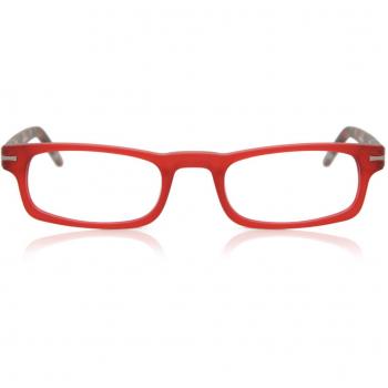 Gafas Recetadas Anti-Azules Rectangulares de Plástico Rojas para Hombre - SmartBuy Collection