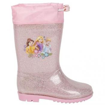 Botas de Lluvia Infantiles PVC Princesa Rosa