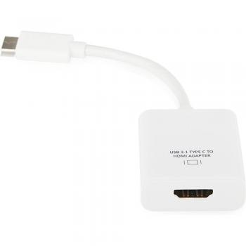 Adaptador de Video USB-C a HDMI Inves PETTCH para Conectar Dispositivos con Puerto Tipo C a Pantallas HDMI.