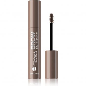 Máscara para cejas Bell Brow Tinted 02: Medium - Hipoalergénica, fórmula de larga duración, coloración natural, cepillo aplicador