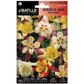 Semillas de Flores - Aguileña de Jardín híbrida doble variada - Batlle