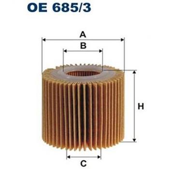 Filtron OE685/3 Bloque de Motor