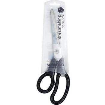 KORBOND 1 Tijeras de Costura de precisión Profesionales, de Mango Suave, para Tela, Papel o Manualidades, para Zurdos y diestros, 22 cm
