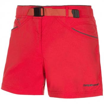 Trangoworld Pant. Corto MALADETA PANTCORTO, Mujer, Flame Scarlet/Dark Shadow, XS