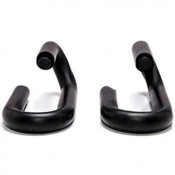 FFO Metal Push up Bar with Foam Grips on Handles. No Slip Pad on Pushup Stands. - Perfects Push ups. Builds Arms, Back, Chest, and Shoulder Strength. Great for P90X Workouts, CrossFit, Calisthenics