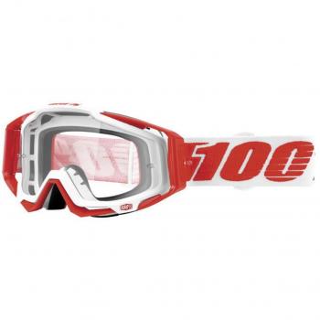 Inconnu 100% Racecraft – Gafas de Ciclismo Unisex, Color Blanco