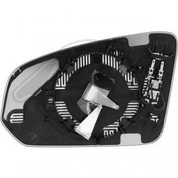 Cristal de espejo retrovisor exterior DIEDERICHS 7662126