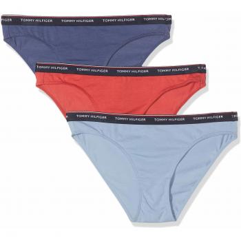 Tommy Hilfiger 3p Bikini Tanga, Multicolor