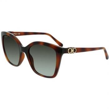 Salvatore Ferragamo SF1026S Women's Brown Tortoise Sunglasses, 54mm Size