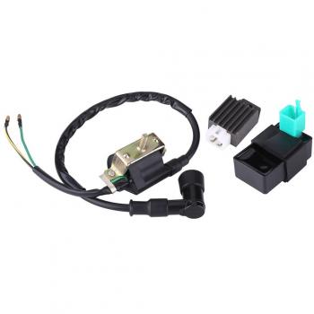 Qiilu Regulador CDI de Bobina de Encendido para 110CC 125CC 140CC Trail Bike Dirt Bike Quad ATV