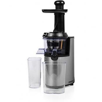 Princess 202046 – Exprimidor lento, 200 W, color negro/acero inoxidable