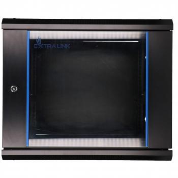 Armario rack de pared Extralink EX.3968 de 9U en color Negro