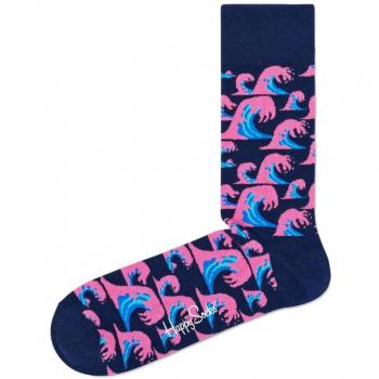 Happy Socks - Calcetines - Cachemir - para mujer Multicolor Waves Black 36/41 ES