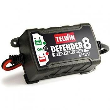 Telwin 7170057 Carga-baterias Inteligente Defender 8/6-12v Rojo y negro