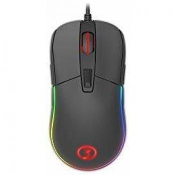 Raton Gaming Ozone NEON X40 - Raton para gamers competitivos - Sensor optico PMW 3330, Iluminación RGB, DPI 7200, Software Personalizable, Negro