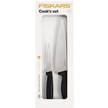 FISKARS Cuchillos, Acero Inoxidable, Negro, Centimeters