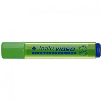 Tratto Video 830202 - Pack de 12 marcadores fluorescente, color verde
