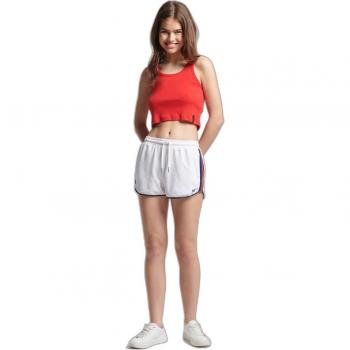 Shorts Rayados de Algodón Orgánico para Mujer Superdry Vintage