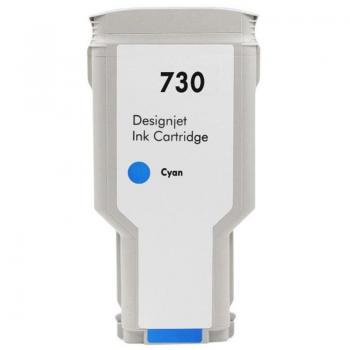 Cartucho de tinta compatible HP 730 Cyan - Reemplaza P2V68A/P2V62A