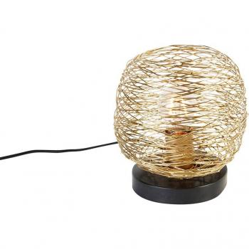 Lámpara de mesa de diseño oro 20 cm - Sarella