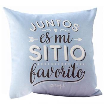 Mr. Wonderful Funda de cojín Juntos es mi sitio favorito