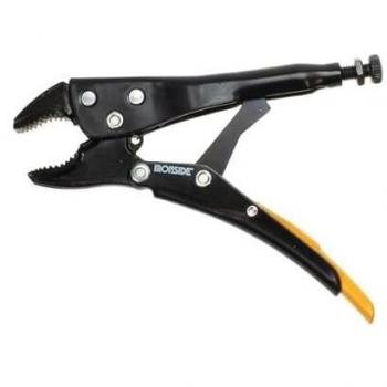 Alicate de presión grip universal boca curva 143 mm apertura: 0-32 mm, con cortante
