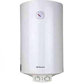 Termo Eléctrico Orbegozo TRM 34, Capacidad de 30 Litros, Potencia de 1500W, Diseño Vertical en Color Blanco