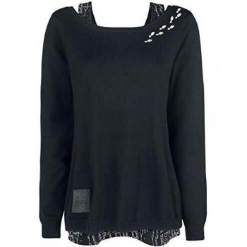 HARRY POTTER Mapa del Merodeador Mujer Jersey de Punto Negro 3XL
