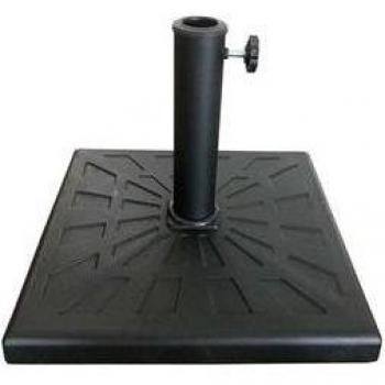 Base Para Sombrilla Aktive Garden Forma Cuadrada 19Kg Negro 32X51x51 Cm