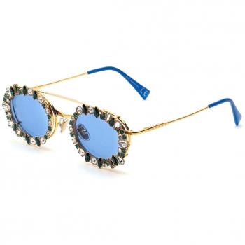 Marni Waitomo Caves Silver A5C Gold Men's Sunglasses 49mm