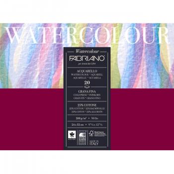 Estudio Fabriano papel de acuarela 200 g 24 x 32 cm blanco