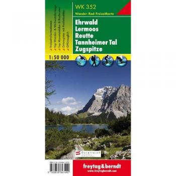 Mapa excursionista topográfico WK 352 Ehrwald - Lermoos - Reutte - Tannheimer Tal 1:50.000