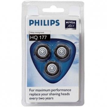 Cabezales de Afeitado Philips HQ177 para Philishave Cool Skin (paquete de 3)