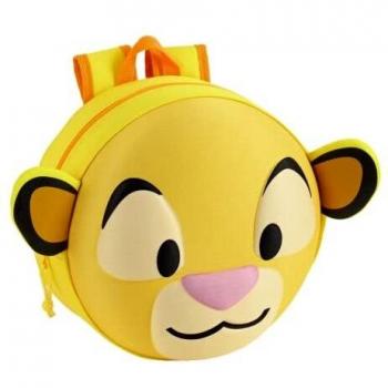 Mochila Infantil 3D Simba El Rey León Disney Guardería Redonda 31cm