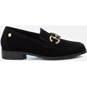 Mocasines de Serraje para Mujer Carmela 161233 en Color Negro