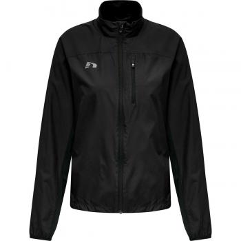 Newline Women Core Jacket Chaleco Deportivo, Color Negro, Talla Large para Mujer, con diseño ligero, transpirable y resistente al agua