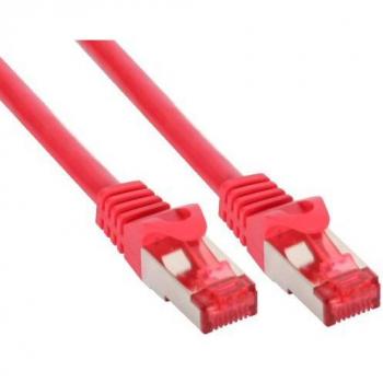 Cable de Red Cat.6 S/FTP 10m Rojo 250MHz PVC Cu cobre