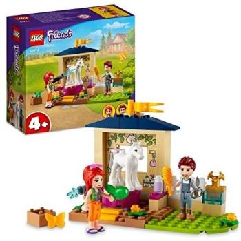 LEGO 41696 Friends Estación de Lavado de Ponis, Caballo de Juguete para Niños de 4 Años en Adelante