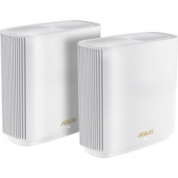 ASUS ZenWiFi AX (XT9) AX7800 1-Pack Blanco Tribanda (2.4GHz/5GHz/5GHz) Wi-Fi 6 (802.11ax) con 4 Antenas Internas