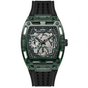 Guess Multifunction Phoenix Watch Black Green, Male, One Size