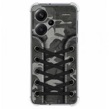 Funda Silicona Antigolpes para Xiaomi Redmi Note 13 Pro+ Plus 5G con Diseño de Zapatillas y 15 Dibujos